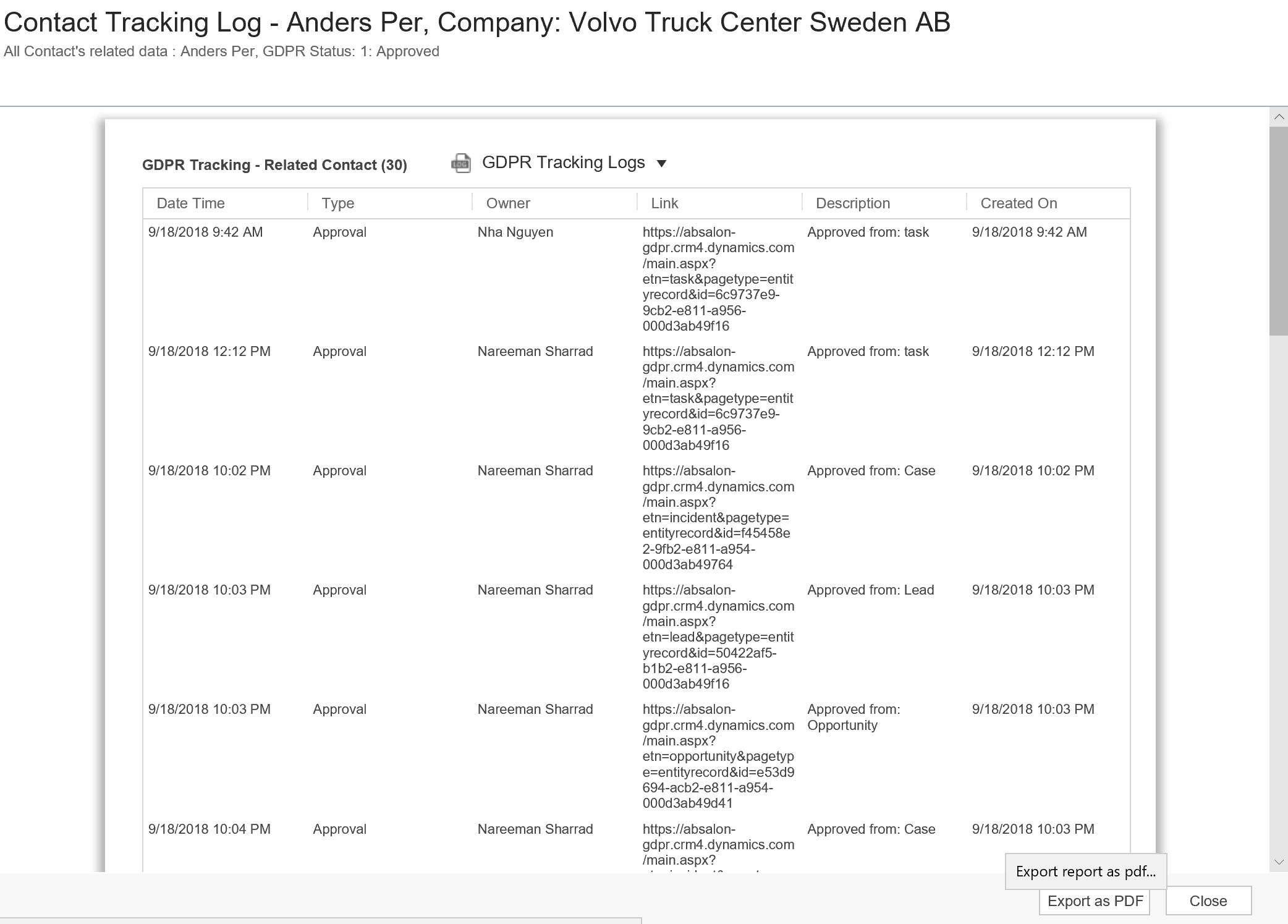 Gdprtracking